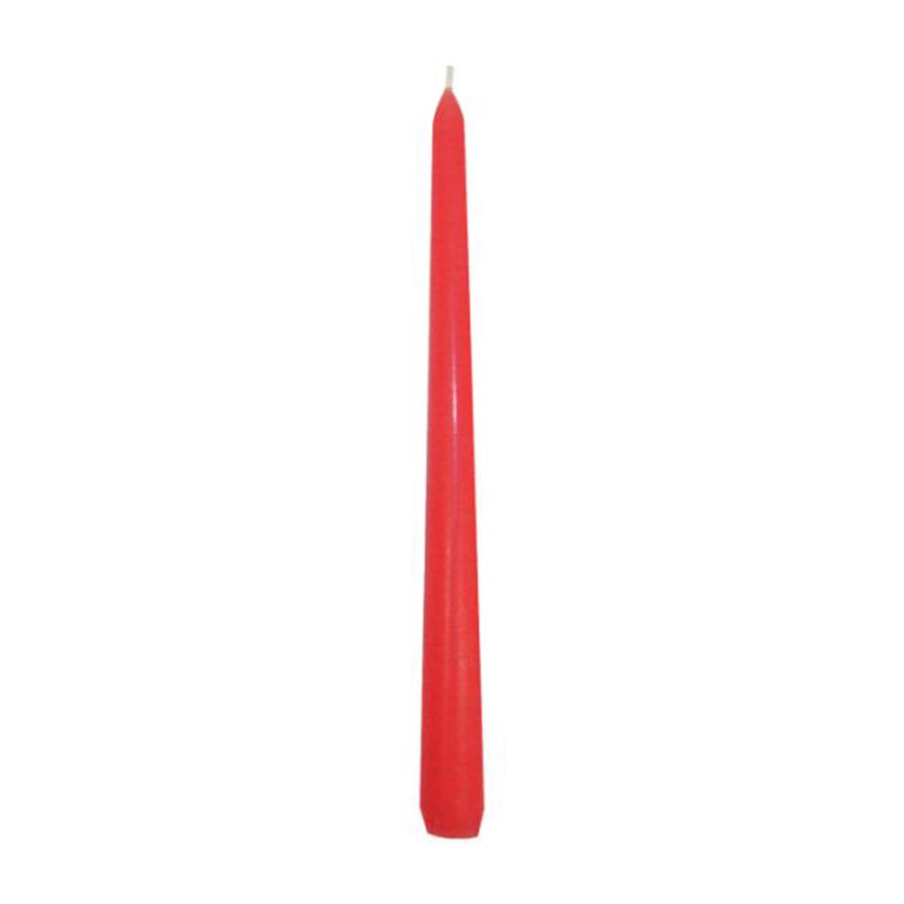 Price's Venetian Red Wrapped Dinner Candles 25cm (Pack of 10) Extra Image 1